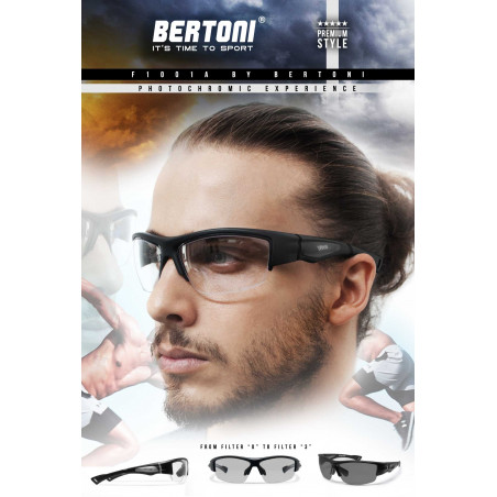 Photochromic Cycling Sunglasses  Bertoni F1001A