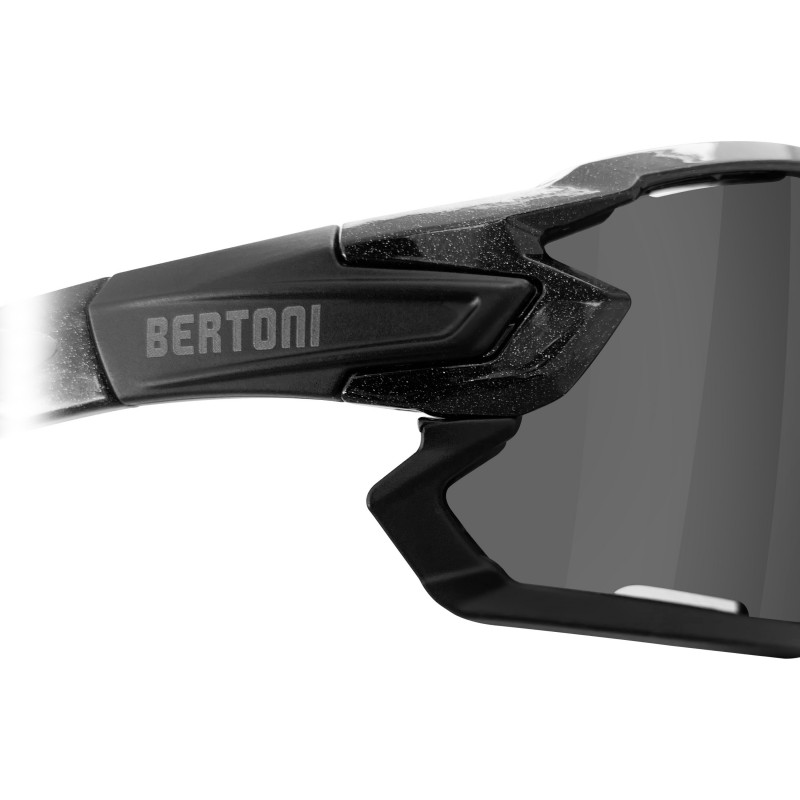Sehstärke F01 Selbsttönend Fahrradbrille Rennbrille Bertoni mit QUASAR