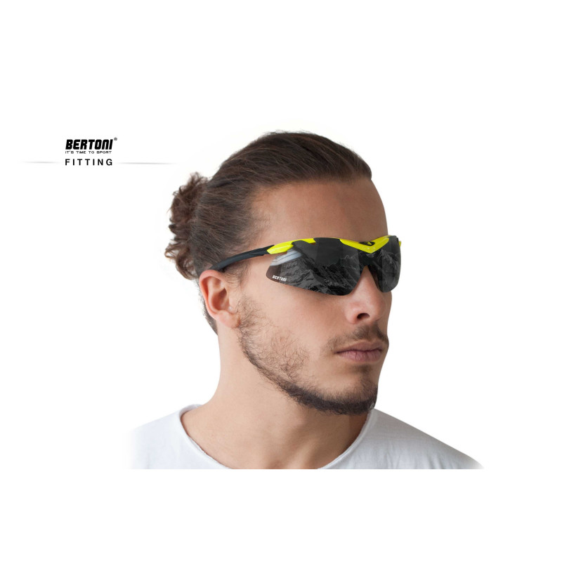 Occhiali da Ciclismo Antifog AF900Y indossati