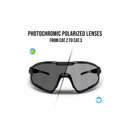 Photochromic Cycling Sunglasses for Prescription QUASAR PFT01