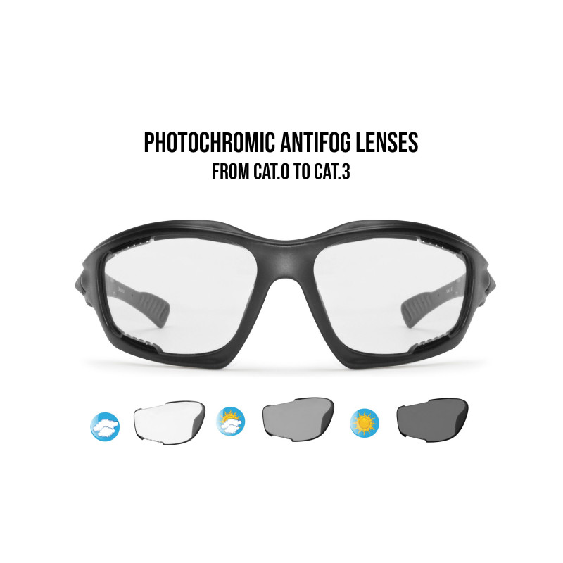 Cycling Photochromic Sunglasses Antifog F1000A 