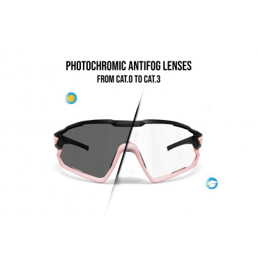 Photochromic Cycling Sunglasses for Prescription QUASAR F02