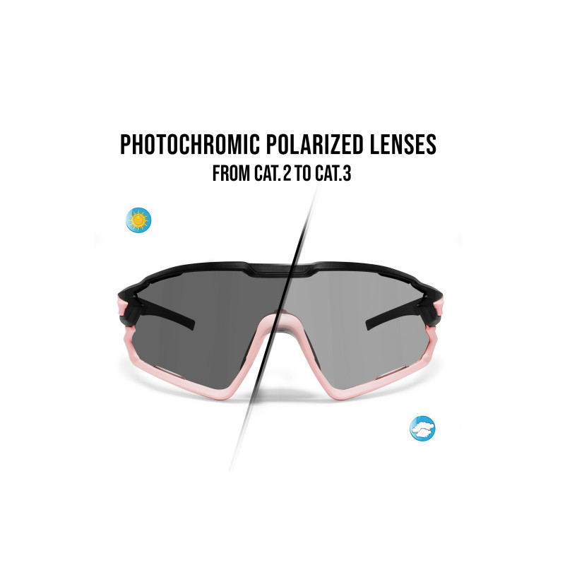 Gafas de montaña con lentes fotocromáticas cat.2-3