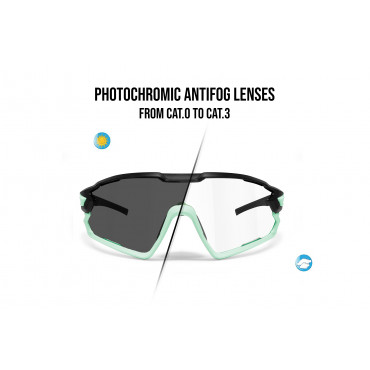 Photochromic Cycling Sunglasses for Prescription QUASAR F04