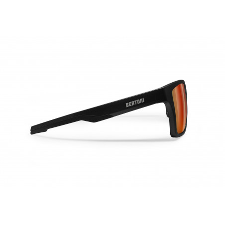 BERTONI Sport Polarized Sunglasses for Men Women in TR90 100% UV Block mod. Fulvio 01
