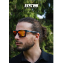 BERTONI Lunettes Sportives Polarisées pour Hommes Femmes en TR90 100% UV Block mod. Fulvio 01