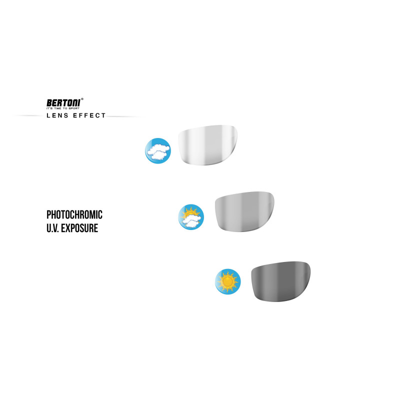 lentes efecto Gafas para el Ciclismo Fotochromáticas ALIEN F01 