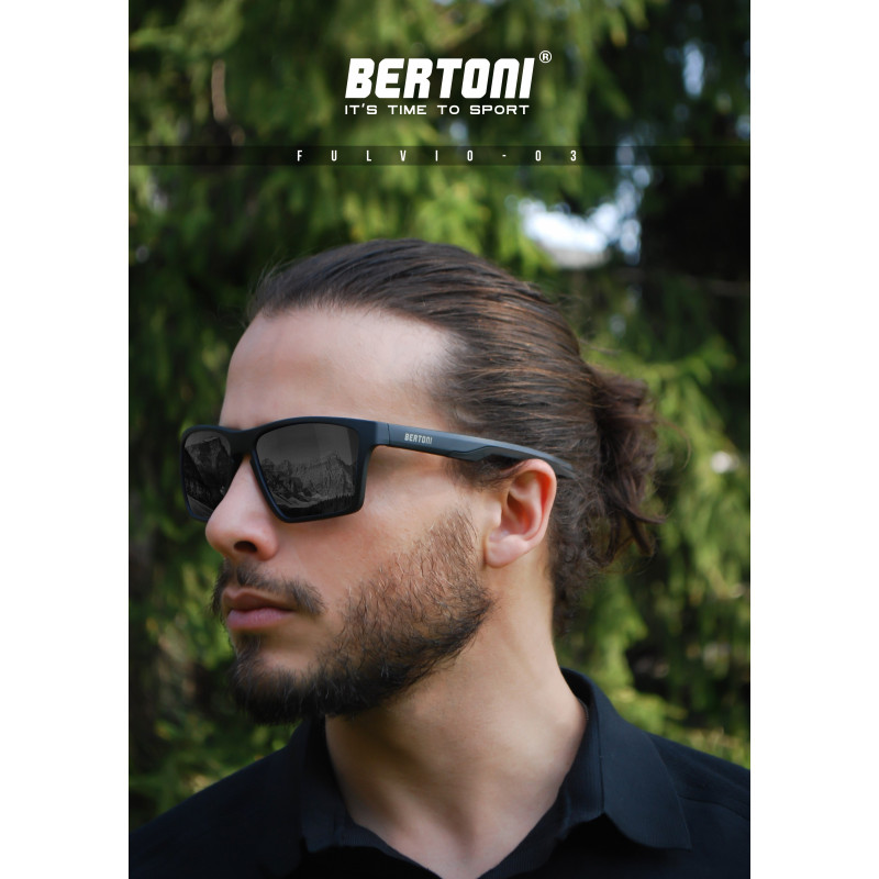 Photochromic Polarized Sport Sunglasses with Optical Clip QUASAR PFT03 |  Bertoni Italy