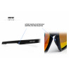 BERTONI Lunettes Sportives Polarisées pour Hommes Femmes en TR90 100% UV Block mod. Fulvio 02
