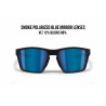 BERTONI Lunettes Sportives Polarisées pour Hommes Femmes en TR90 100% UV Block mod. Fulvio 02