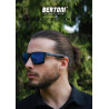 BERTONI Lunettes Sportives Polarisées pour Hommes Femmes en TR90 100% UV Block mod. Fulvio 02
