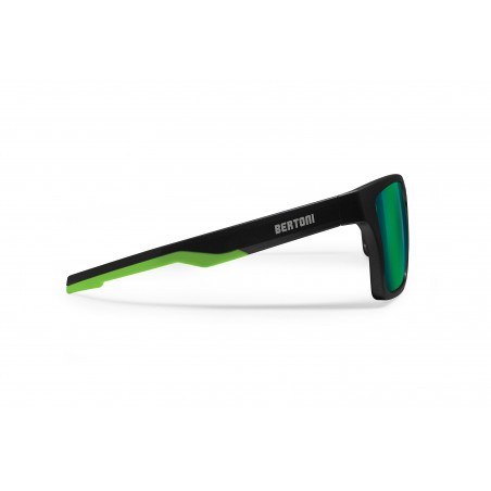 BERTONI Sport Polarized Sunglasses for Men Women in TR90 100% UV Block mod. Fulvio 04