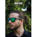 BERTONI Occhiali Sportivi Polarizzati per Uomo Donna in TR90 100% Protezione UV mod. Fulvio 04