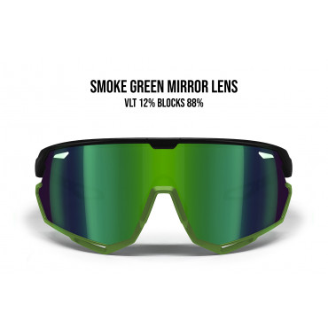 Sport MTB Running Cycling Sunglasses with Wide Antifog Mirrored Lens - TR90 frame made in Swiss - Bertoni Italy