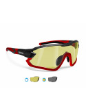 Selbsttönend Polarisierte Gelbe Fahrradbrille QUASAR PFTY05