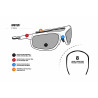 tech Gafas para el Ciclismo Multilentes D180A 