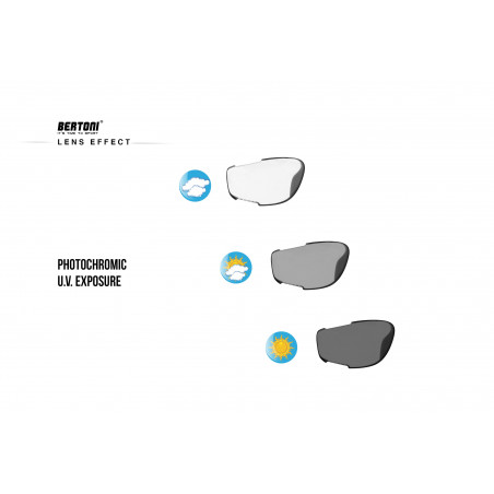 lentes efecto Gafas Fotocromaticas Anti-Vaho para Ciclismo F1000A 