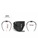 Sport MTB Running Cycling Sunglasses with Wide Antifog Mirrored Lens - TR90 frame made in Swiss ALPHA - Bertoni Italy