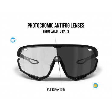 Lunettes Cyclisme Photochromique Verre Large ALPHA 01PH