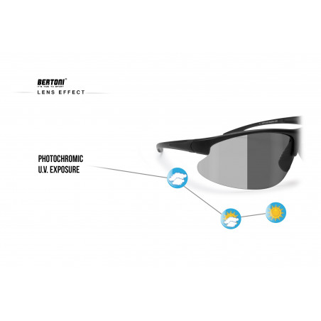 effetto lente Occhiali Fotocromatici Polarizzati P301BFT 