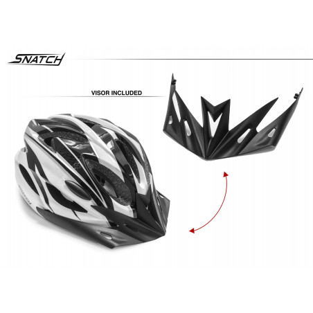 Bike Helmet MTB (Black/White)