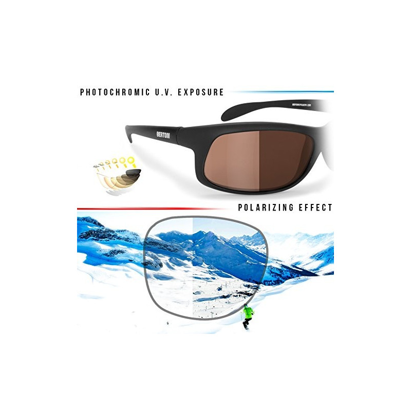 Bertoni P545FT Gafas de Esquí - fotocromaticas polarizadas